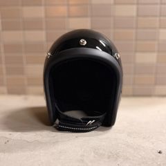 新品未使用】ショーティーレプリカ ブラック ハーフヘルメット ポリス