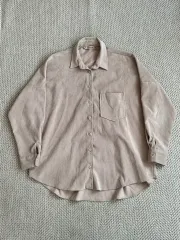 ZARA ザラ コーデュロイ オーバーサイズ シャツ