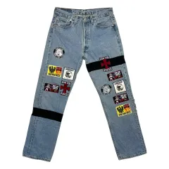 90s ヴィンテージ LEVI'S(リーバイス) リメイク デニム パンツ
