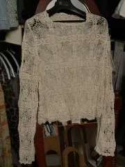 ヴィンテージ レース ブラウス