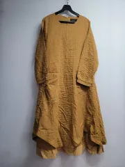 66 ) レース配色 ワンピース