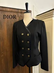 Mademoiselle Dior ブラック テーラードジャケット M メルカリ