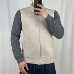 Nike(ナイキ） ベージュ グレー ジップアップ ジャケット S 240913