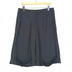 JESSI NEWYORK(ジェシーニューヨーク) レディース ロールアップ ルーズフィット 春 秋 ウールパンツ チャコール ( HU34012 )