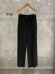 js NEW YORK スタイル セール(当日発送)完売 ストライプ ハイウエスト ワイドパンツ(mサイズ)