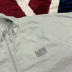 M マリテフランソワジルボー ツーウェイ オーバーサイズ ナイロン ジャケット/ライトグレー