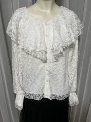 nice claup レース ブラウス