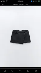 ZARA ストライプ ミニスカート L