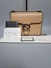 GUCCI(グッチ) インターロッキング チェーン ショルダーバッグ スモール