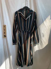 ONE WAY ストライプドレス ( M )/ 11297