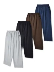 (ユニセックス) スーピマ ワイド トレーナー パンツ M ー XL