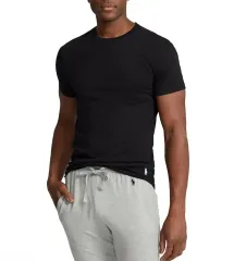 ポロ Ralph Lauren(ラルフローレン) レイヤード 半袖 Tシャツ 黒 3 腸 セット- M （ 100 ）