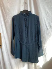 KBF ターコイズブラウス(M)/11241