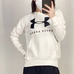 UNDER ARMOUR(アンダーアーマー) 白 ビックロゴ フード付きTシャツ S 240925