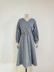 ハウンドトゥース チェック ジャカード ワンピース