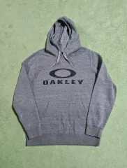 OAKLEY(オークリー) ビッグロゴ フード チャコールグレー L