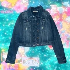 ヴィンテージ Y2K y2k ハイティーン 日本ブランド ウォッシュ ダメージ デニム デニムジャケット