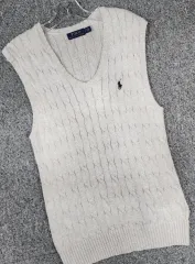 ポロ Ralph Lauren(ラルフローレン) ケーブル プレッツェル ニット セーター ベスト S