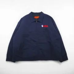 RED KAP ワークジャケット ジップアップブルゾン XL ネイビー JT22NV Mr. Rooter ワンポイント刺繍