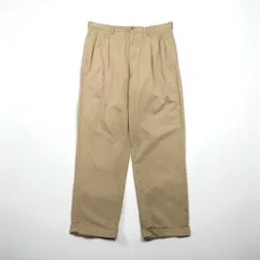 Polo Ralph Lauren 90年代 2タック ワイド チノパンツ L ベージュ コットン プリーツ