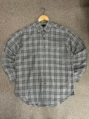 M ー L ) バーバリー シャツ チェック柄