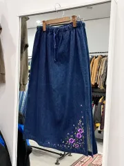 Vtg ヴィンテージ デニム バンディング スカート