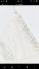 ZARA(ザラ) 刺繡 シフォン コットントップ S 新作