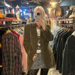 ヴィンテージ コーデュロイ シングル ブレザー ジャケット