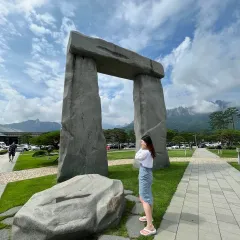 水色 レイヤード ビスチェ スリット ワンピース フリー