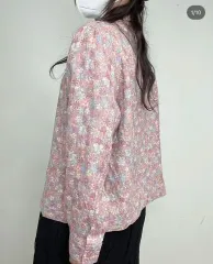 tlc ヴィンテージ リネン リバーシブル ジャケット 森ガール ビンテージルック