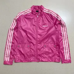 adidas(アディダス) 薄い ウィンドブレーカー ジャケット ピンク 100