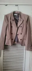 sj 짪은 ベージュ トレンチ ジャケット