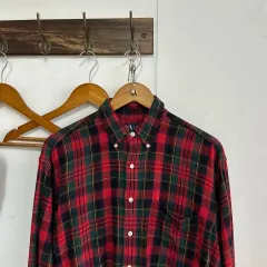 ポロ ラルフローレン レーヨン CHECK シャツ L