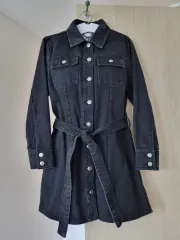 ザラ ブラックデニム ONE PIECE