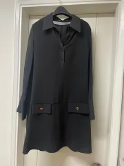 ザラ シースルー ブラックワンピース