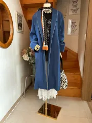 ロング コート サイドポケット