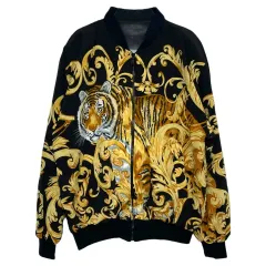 ヴィンテージ パターン ブルゾン ジャケット