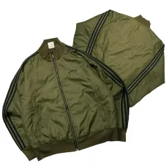 アディダス 必須アイテム カーキ ブルゾン パイロットジャンパー L