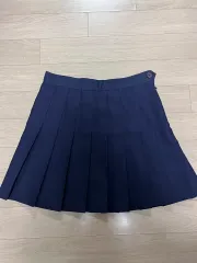 アメリカン 衣服 aa プリーツ スカート ネイビー m