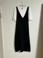 ZARA(ザラ) 半袖 レイヤード ワンピース