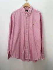 (XL) POLO ポロ ラルフローレン ストライプ シャツ クラシックフィット