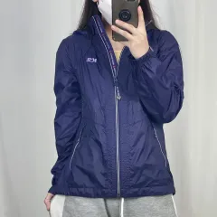 K2 紫 季節の変わり目 薄い ウィンドブレーカー ジャケット 90 241013