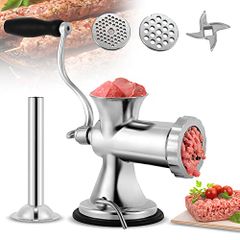367 Hanchen 電動ミンサー ミンチ機 肉挽き器 5/7mmプレート付き