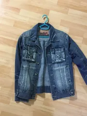 ビンテージムード デニムジャケット デニムウォッシュジャケット