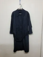 (XL) バーバリー トレンチコート ネイビー Single ベルト ロングコート