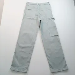 ZARA(ザラ) デニム サイズ 28 ブルーカーゴ アメカジ ライトブルー レディース デニムパンツ A2909