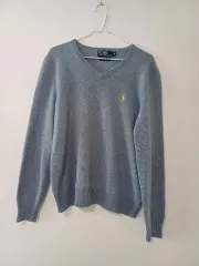 レディース POLO RALPH LAUREN(ポロラルフローレン) ラムウール Vネックニット (100)