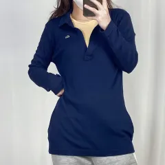 LACOSTE（ラコステ） Vネック ネイビーカーラーTシャツ 95 241017