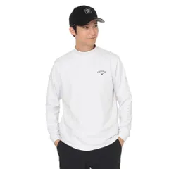 新品 [キャロウェイ] 長袖シャツ モックネック eco Quality UVカット ダブルニット シンプル ゴルフ C25233110 メンズ