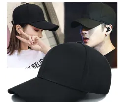 1+1 顔小さく見える KPOP アイドル コットン ベースボールキャップ ベーシック デイリー コーデ ベースボールキャップ 金属 バックル